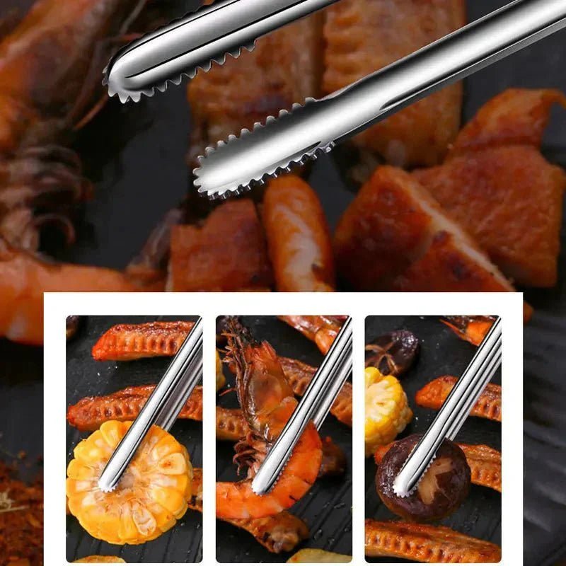 Grillax™ - Pince Grillades Inox - Passion Cuisine